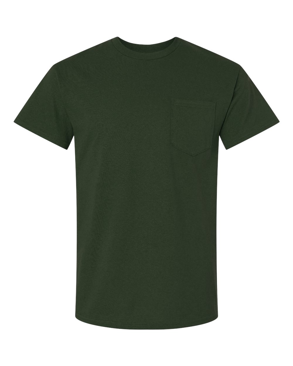 Gildan Unisex Ultra Cotton® Pocket T-Shirt - 2300 Forest Green