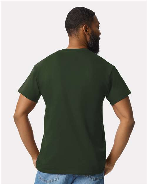 Gildan Unisex Ultra Cotton® Pocket T-Shirt - 2300 Forest Green