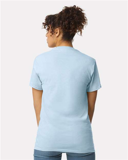 Gildan Unisex Ultra Cotton® Pocket T-Shirt - 2300 Light Blue