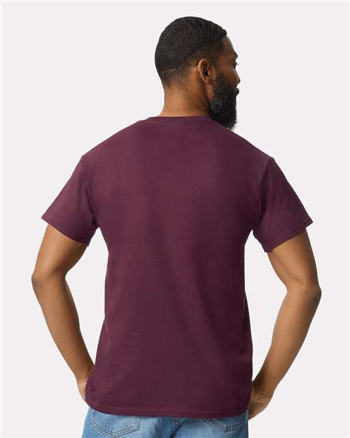 Gildan Unisex Ultra Cotton® Pocket T-Shirt - 2300 Maroon