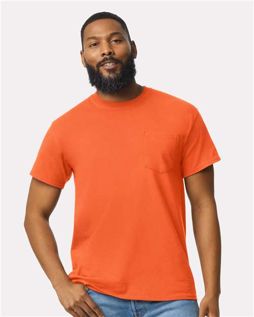 Gildan Unisex Ultra Cotton® Pocket T-Shirt - 2300 Orange