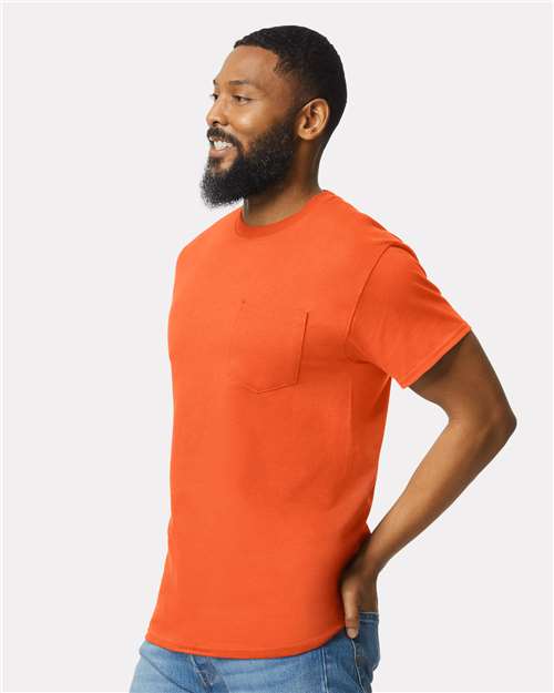 Gildan Unisex Ultra Cotton® Pocket T-Shirt - 2300 Orange