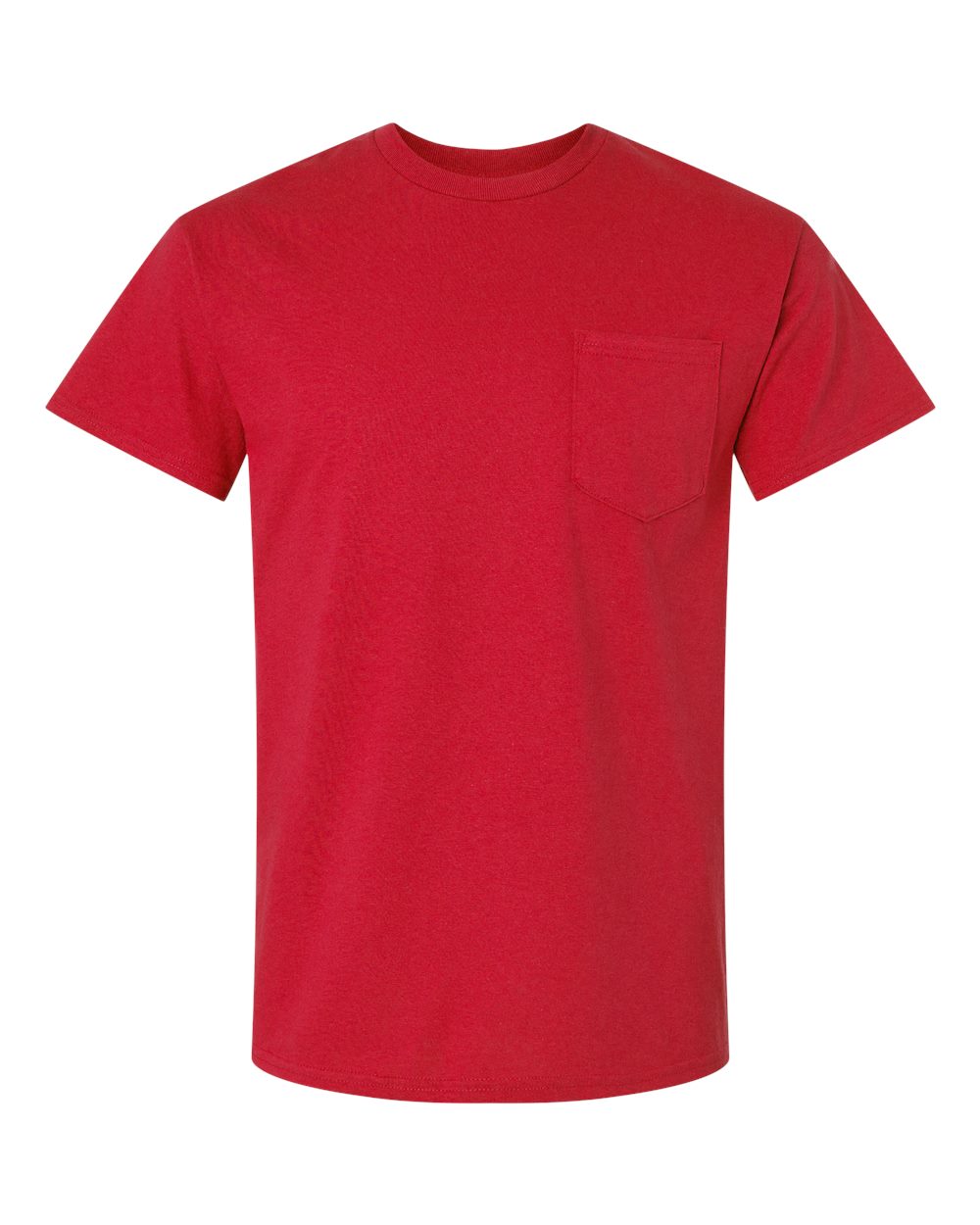 Gildan Unisex Ultra Cotton® Pocket T-Shirt - 2300 Red