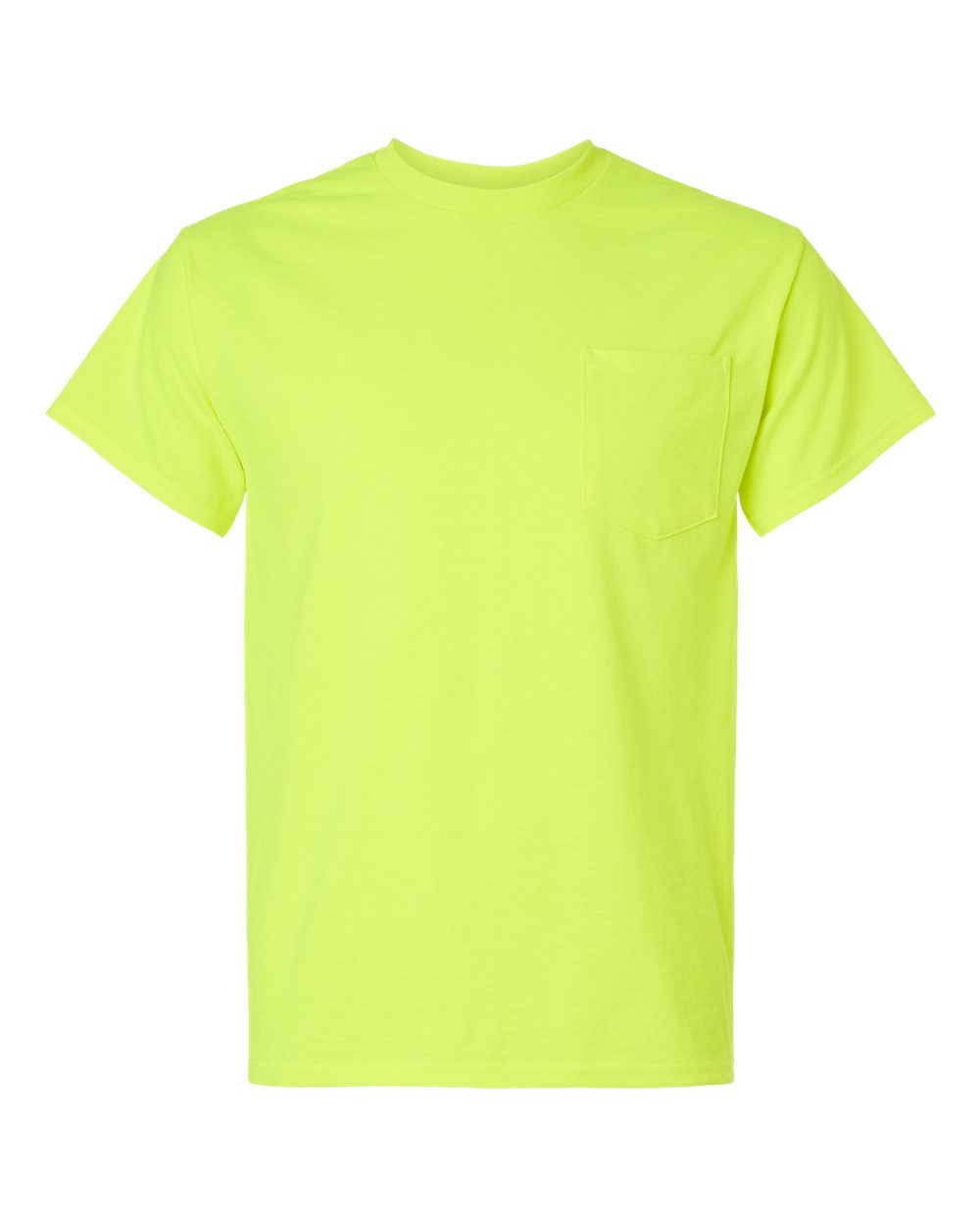 Gildan Unisex Ultra Cotton® Pocket T-Shirt - 2300 Safety Green