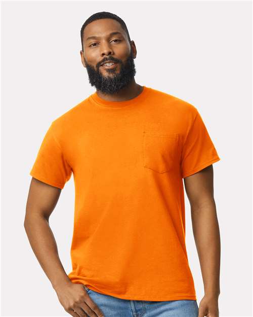 Gildan Unisex Ultra Cotton® Pocket T-Shirt - 2300 Safety Orange
