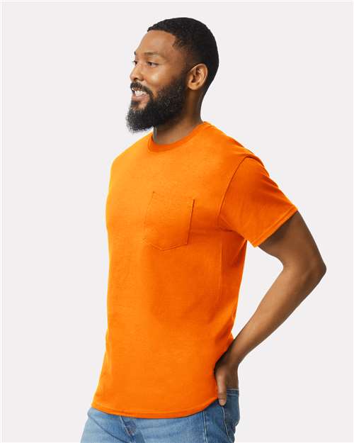 Gildan Unisex Ultra Cotton® Pocket T-Shirt - 2300 Safety Orange
