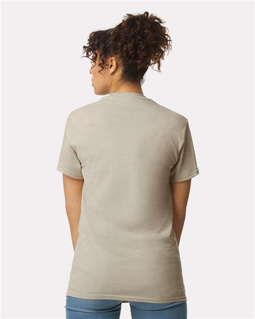 Gildan Unisex Ultra Cotton® Pocket T-Shirt - 2300 Sand