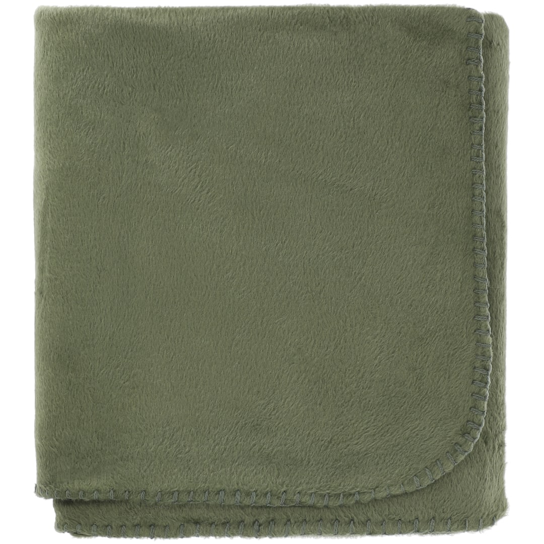 100% Recycled PET Fleece Blanket with RPET Pouch - 1081-57 Green