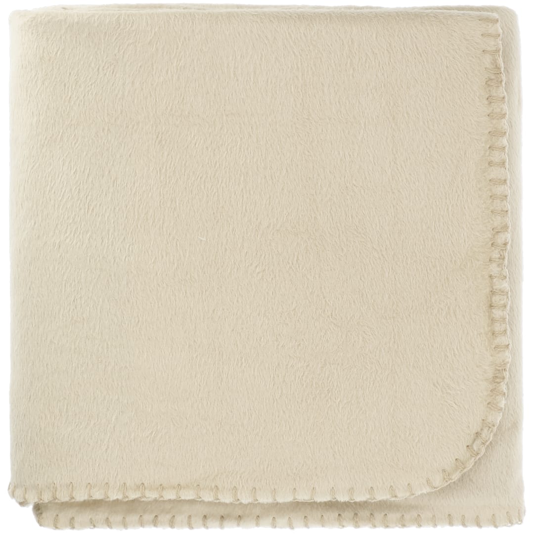 100% Recycled PET Fleece Blanket with RPET Pouch - 1081-57 Natural