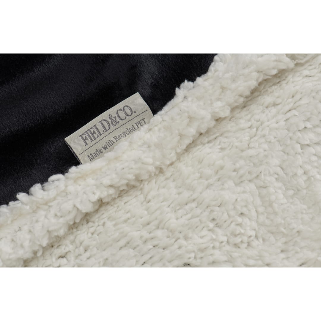 Field & Co. Field & Co. 100% Recycled PET Sherpa Blanket - 1081-58 Black