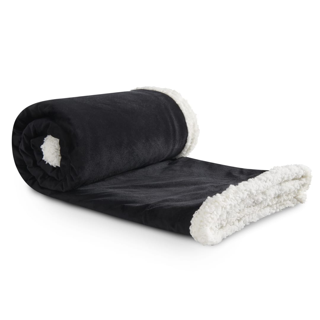 Field & Co. Field & Co. 100% Recycled PET Sherpa Blanket - 1081-58 Black