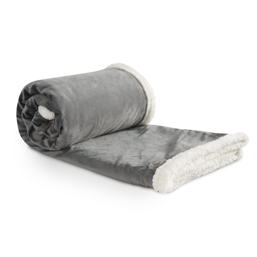 Field & Co. Field & Co. 100% Recycled PET Sherpa Blanket - 1081-58 Gray