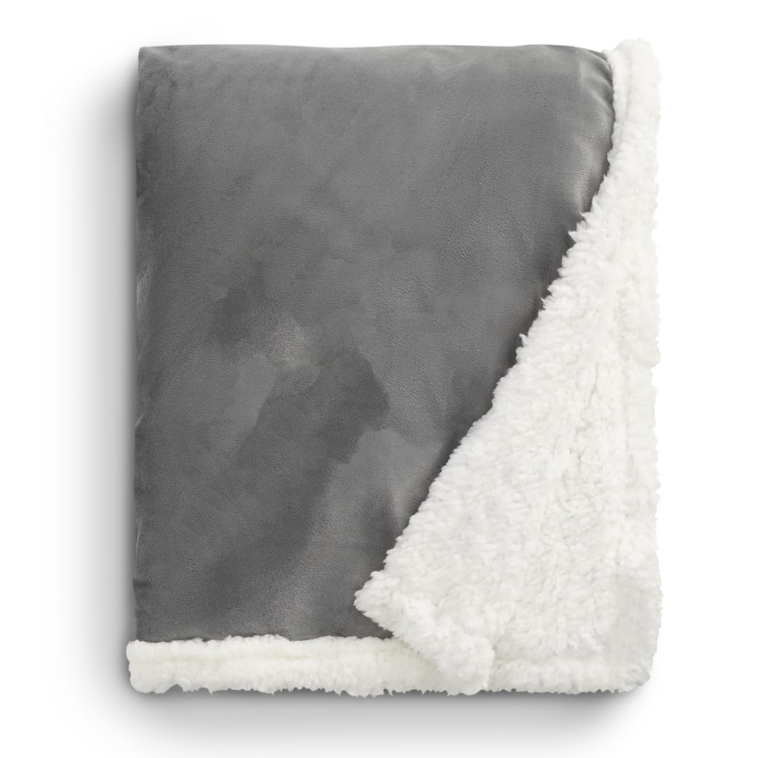 Field & Co. Field & Co. 100% Recycled PET Sherpa Blanket - 1081-58 Gray