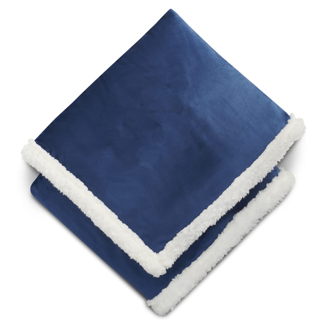 Field & Co. Field & Co. 100% Recycled PET Sherpa Blanket - 1081-58 Blue
