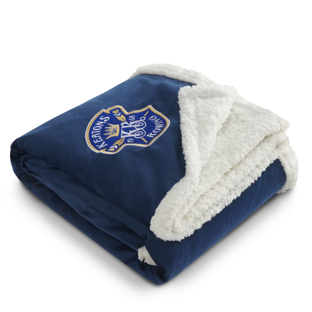 Field & Co. Field & Co. 100% Recycled PET Sherpa Blanket - 1081-58 Blue