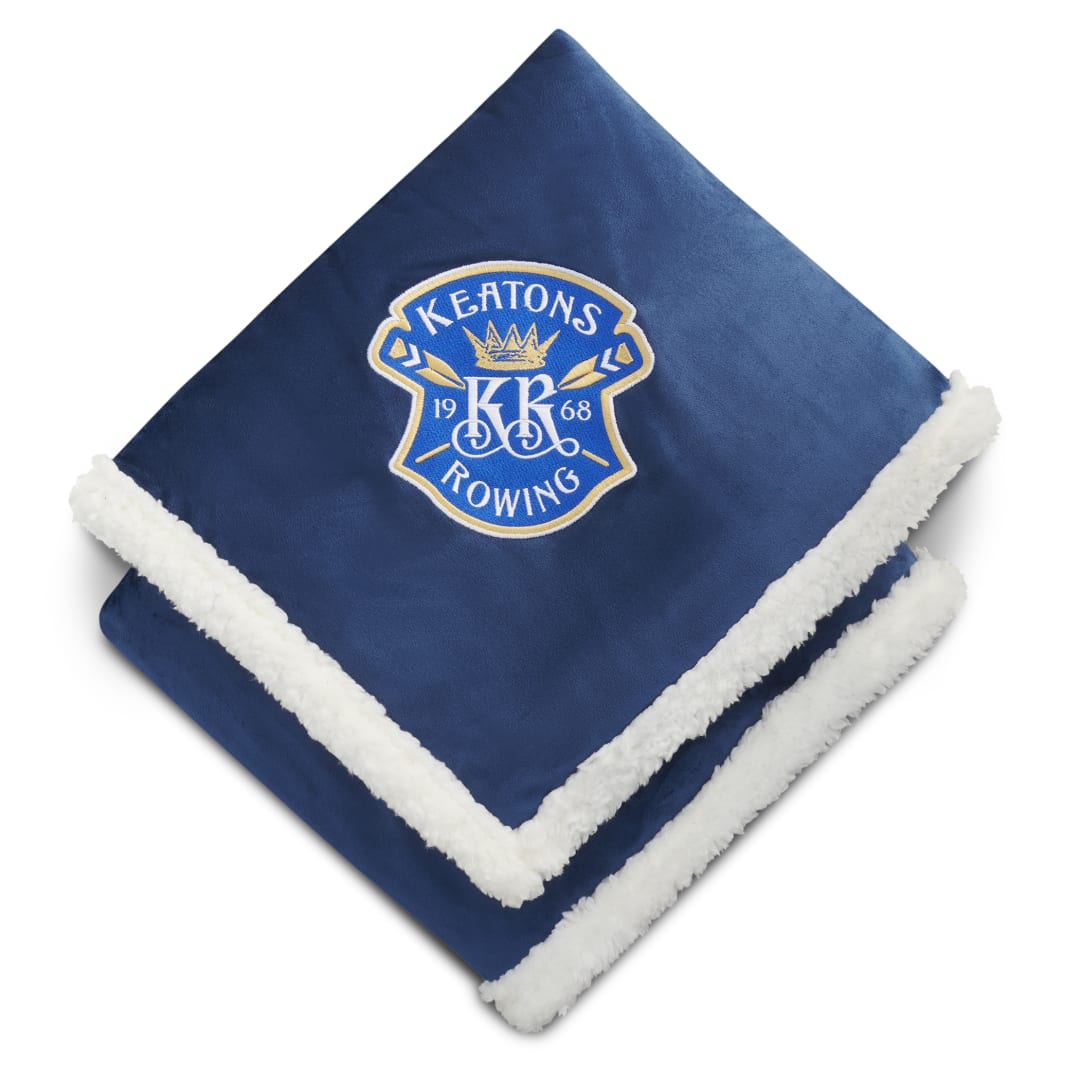 Field & Co. Field & Co. 100% Recycled PET Sherpa Blanket - 1081-58 Blue