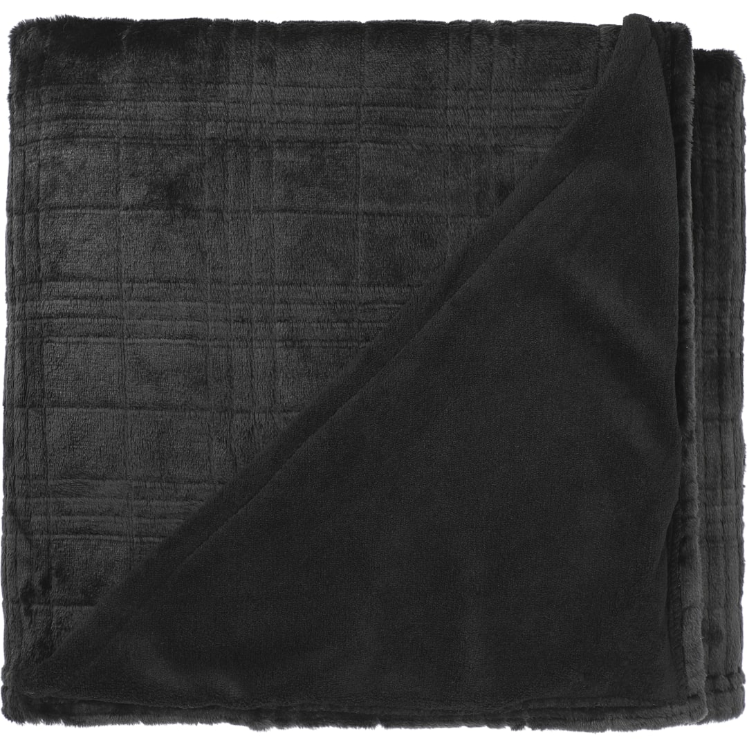 Luxury Comfort Flannel Fleece Blanket - 1081-81 Black