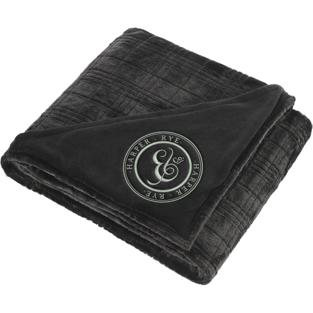 Luxury Comfort Flannel Fleece Blanket - 1081-81 Black