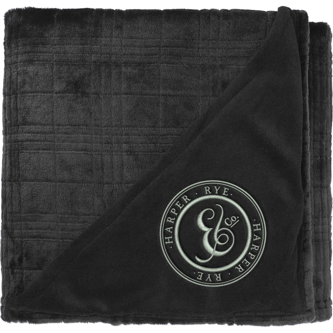 Luxury Comfort Flannel Fleece Blanket - 1081-81 Black