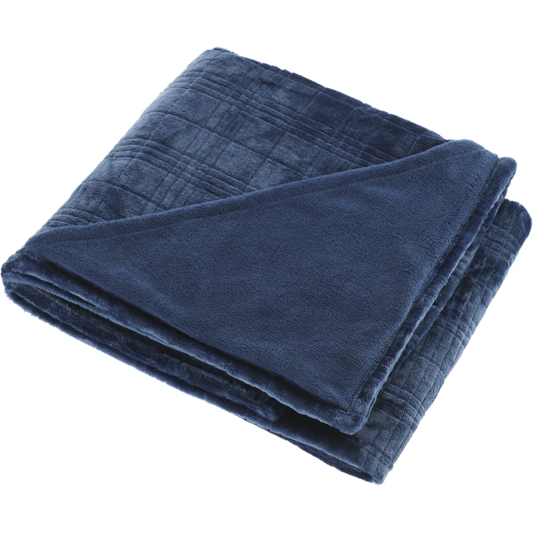 Luxury Comfort Flannel Fleece Blanket - 1081-81 Blue