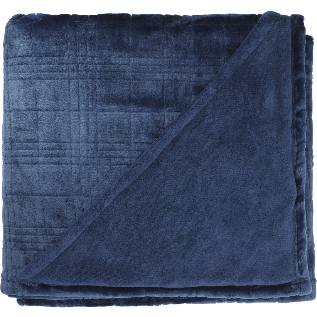 Luxury Comfort Flannel Fleece Blanket - 1081-81 Blue