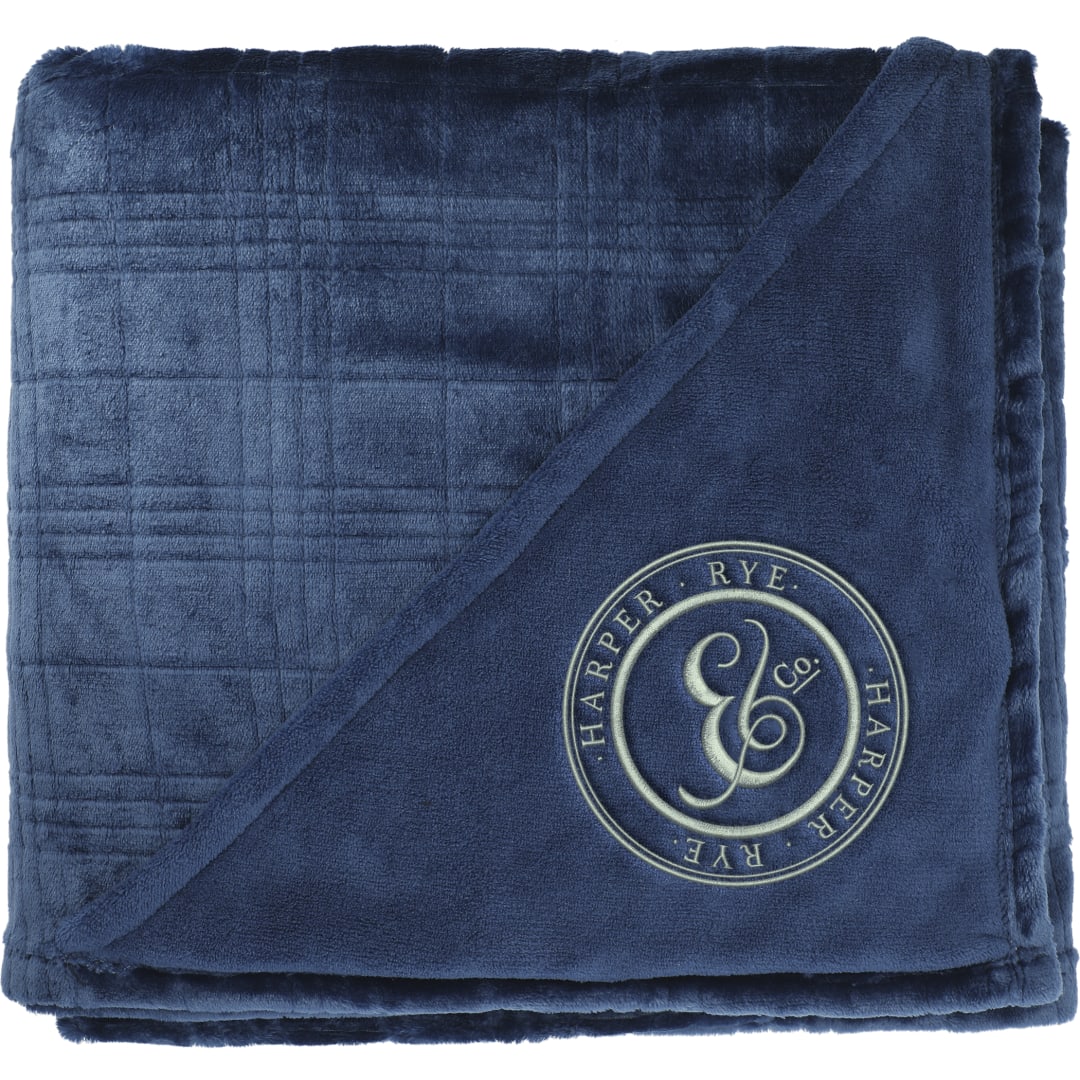 Luxury Comfort Flannel Fleece Blanket - 1081-81 Blue