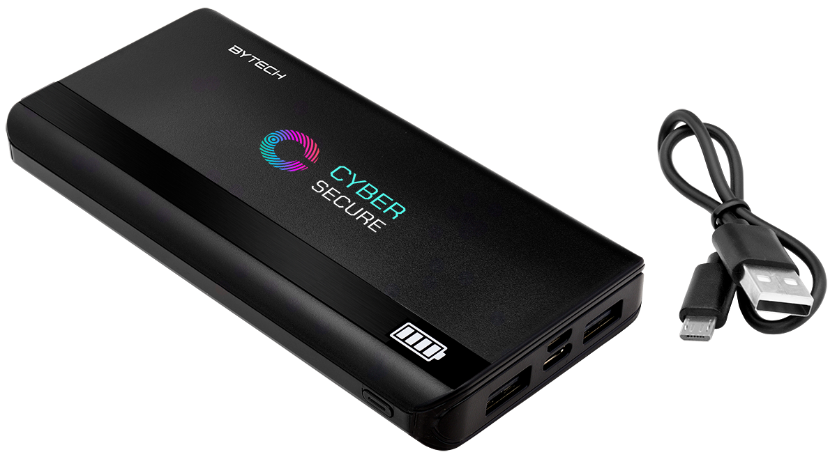 Batterie Externe Double Bytech® 10000 mAh - EBY03 Black