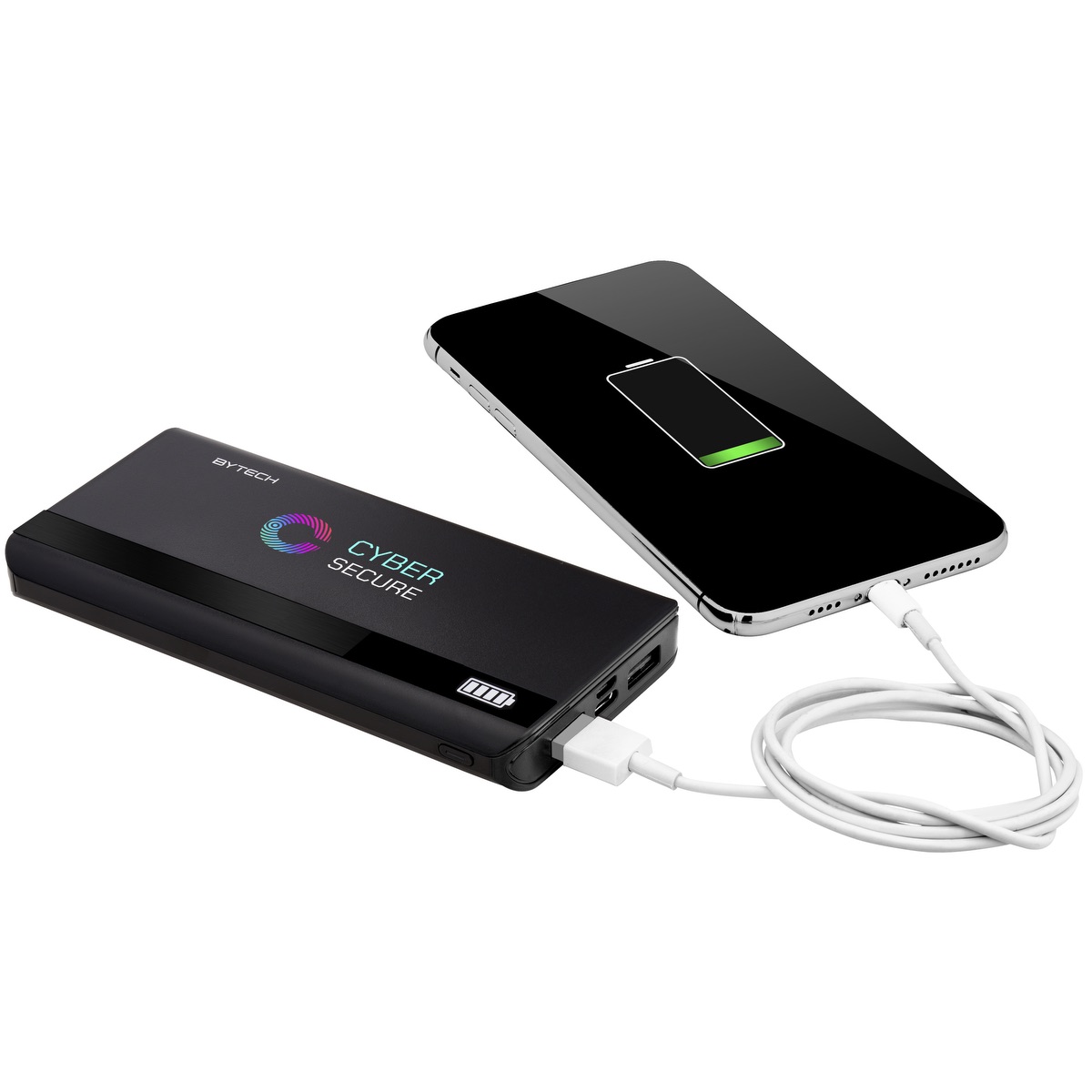 Batterie Externe Double Bytech® 10000 mAh - EBY03 Black