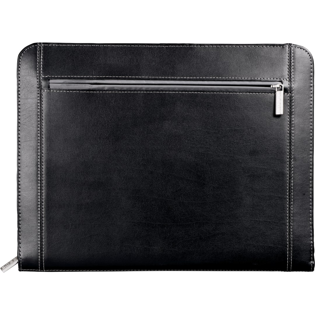 Metropolitan FSC&#174; Mix Metropolitan Zippered Padfolio - 1100-10 Black