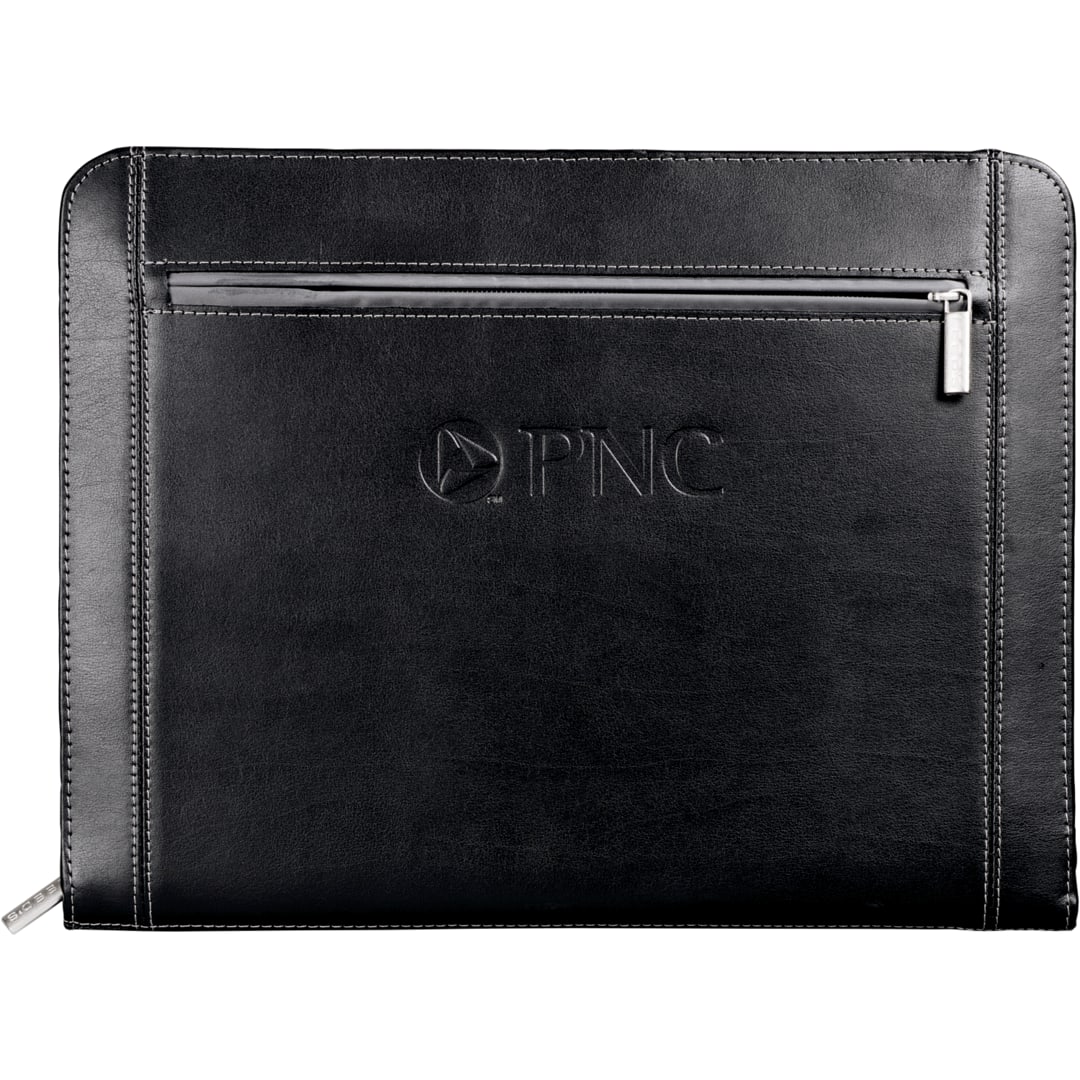 Metropolitan FSC&#174; Mix Metropolitan Zippered Padfolio - 1100-10 Black