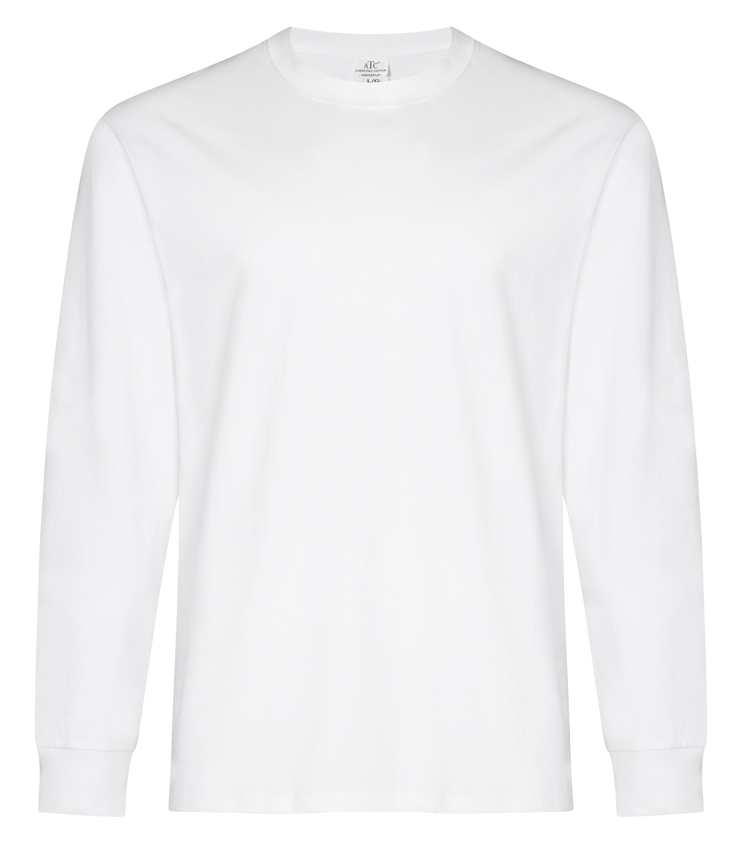 ATCᴹᶜ Everyday Collectionᴹᴰ ATCᴹᶜ T-SHIRT FILÉ À MANCHES LONGUES EVERYDAY COTTON - ATC2015 White