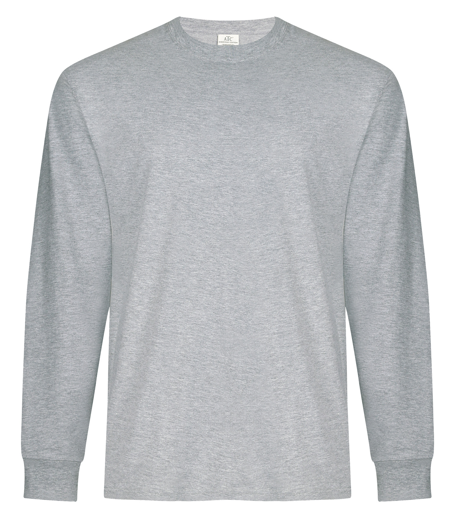 ATCᴹᶜ Everyday Collectionᴹᴰ ATCᴹᶜ T-SHIRT FILÉ À MANCHES LONGUES EVERYDAY COTTON - ATC2015 Athletic Heather*