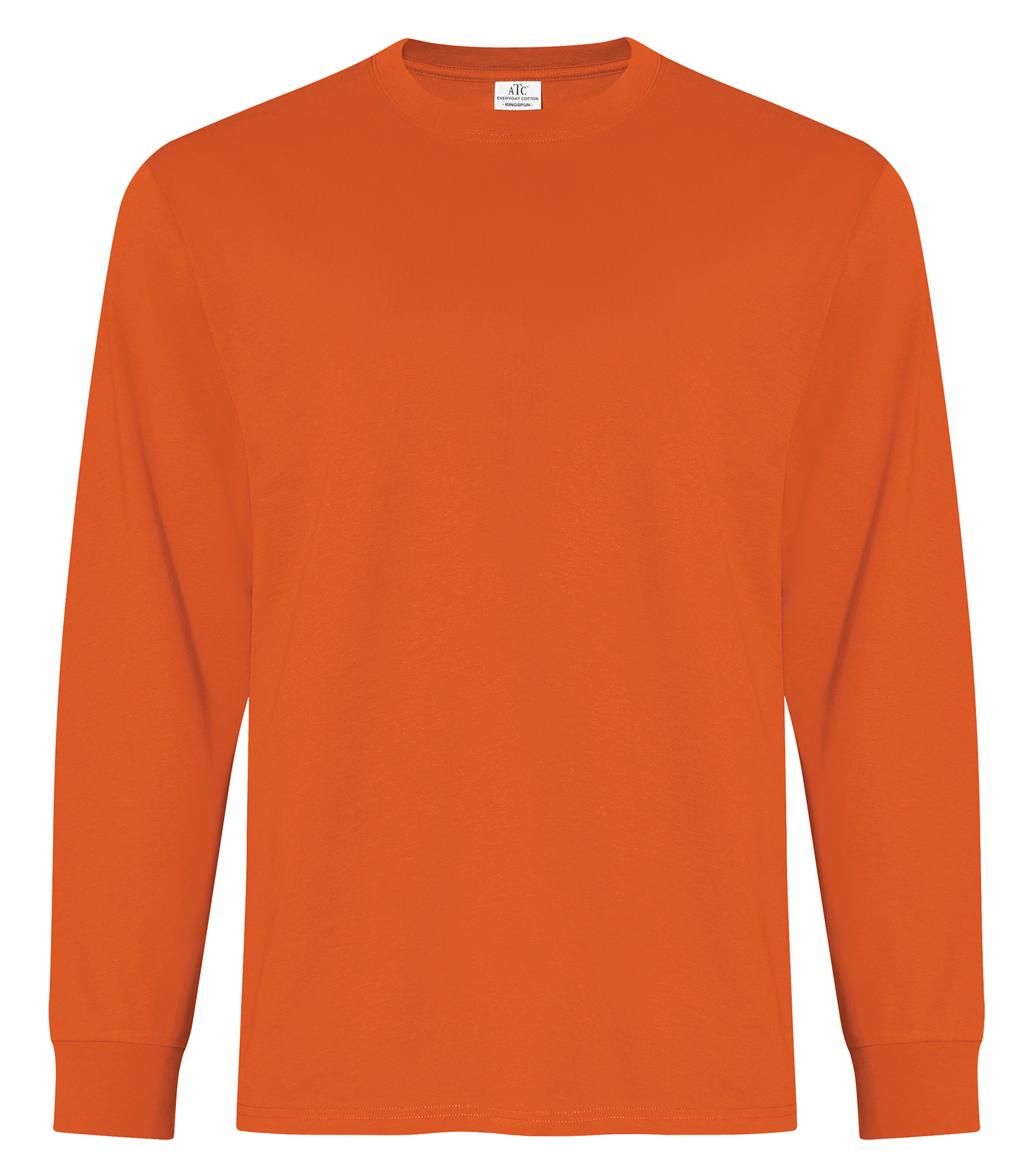 ATCᴹᶜ Everyday Collectionᴹᴰ ATCᴹᶜ T-SHIRT FILÉ À MANCHES LONGUES EVERYDAY COTTON - ATC2015 Orange