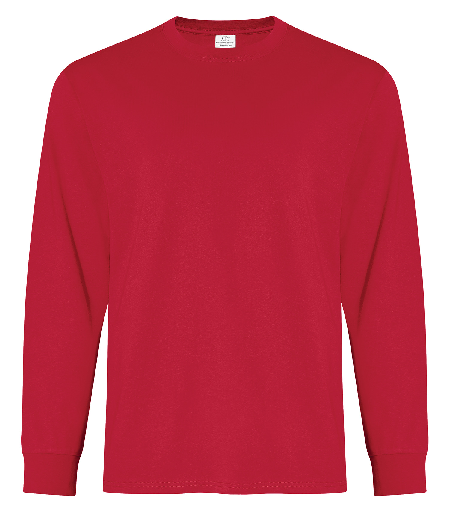 ATCᴹᶜ Everyday Collectionᴹᴰ ATCᴹᶜ T-SHIRT FILÉ À MANCHES LONGUES EVERYDAY COTTON - ATC2015 Red