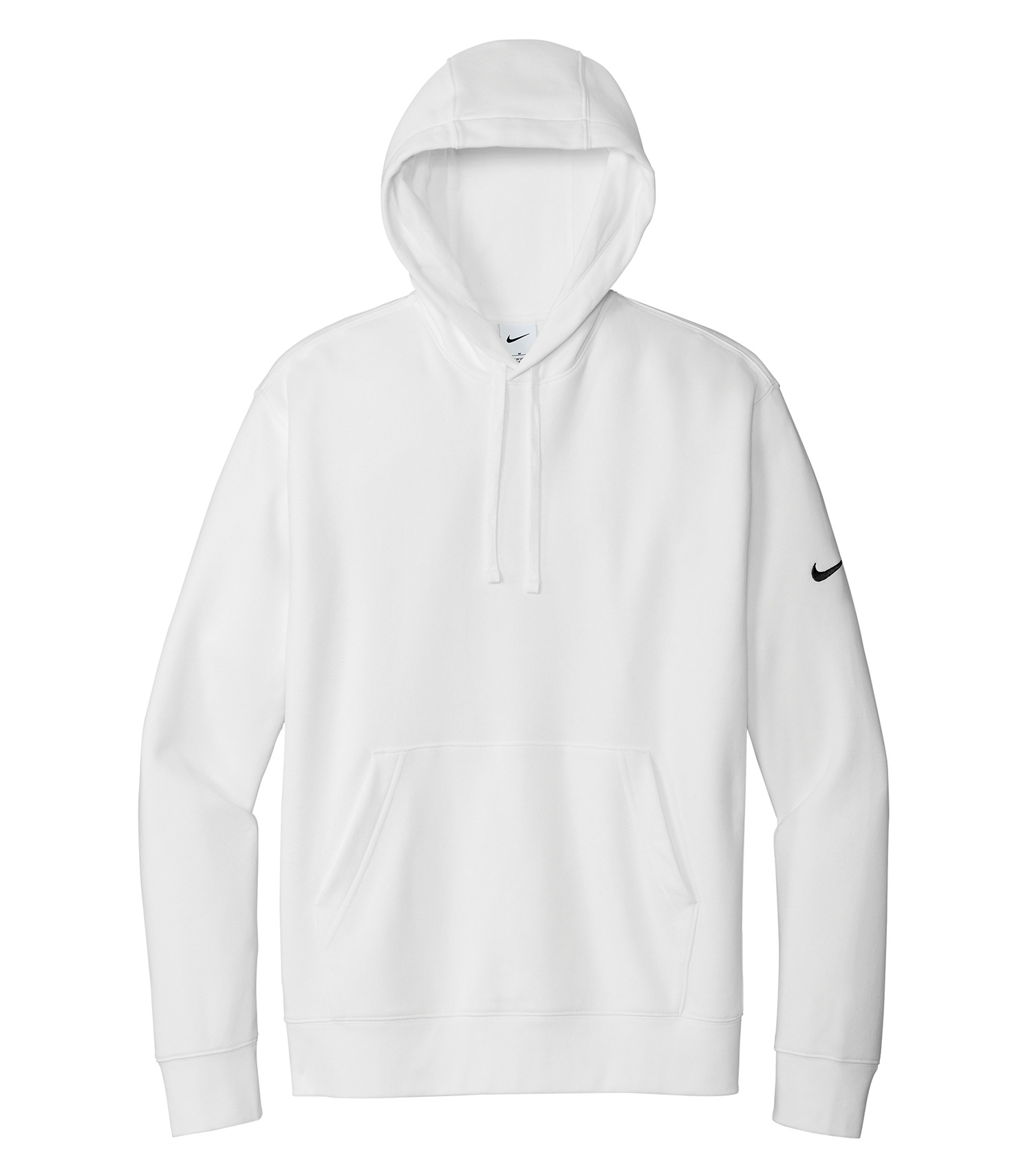 Nike NIKE CHANDAIL À CAPUCHON MOLLETON CLUB AVEC SWOOSH À LA MANCHE - DR1499 White