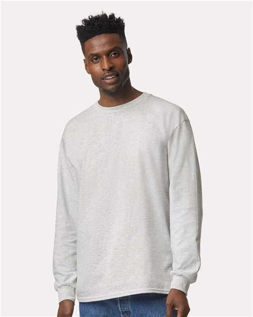 Gildan Unisex Ultra Cotton® Long Sleeve T-Shirt - 2400 Ash