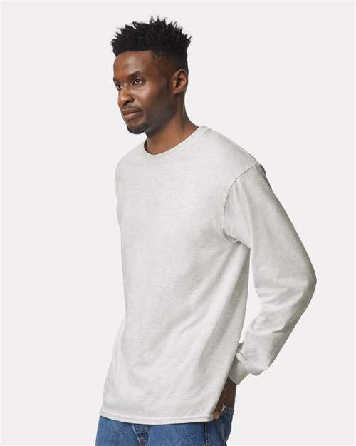 Gildan Unisex Ultra Cotton® Long Sleeve T-Shirt - 2400 Ash