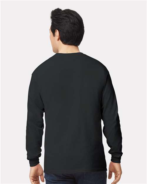 Gildan Unisex Ultra Cotton® Long Sleeve T-Shirt - 2400 Black