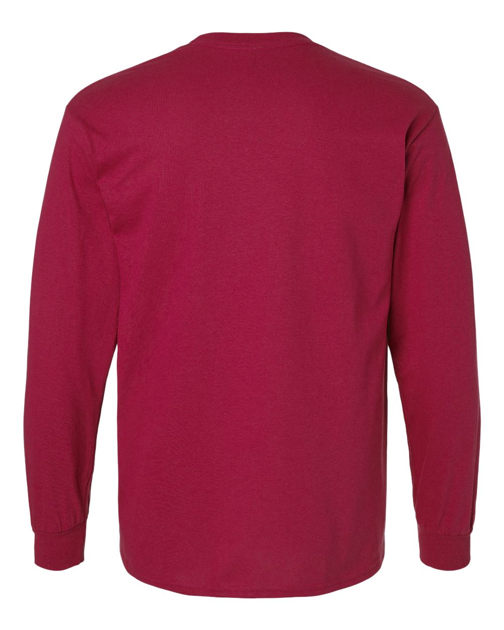 Gildan Unisex Ultra Cotton® Long Sleeve T-Shirt - 2400 Cardinal Red