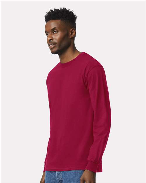 Gildan Unisex Ultra Cotton® Long Sleeve T-Shirt - 2400 Cardinal Red