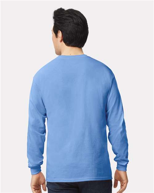Gildan Unisex Ultra Cotton® Long Sleeve T-Shirt - 2400 Carolina Blue