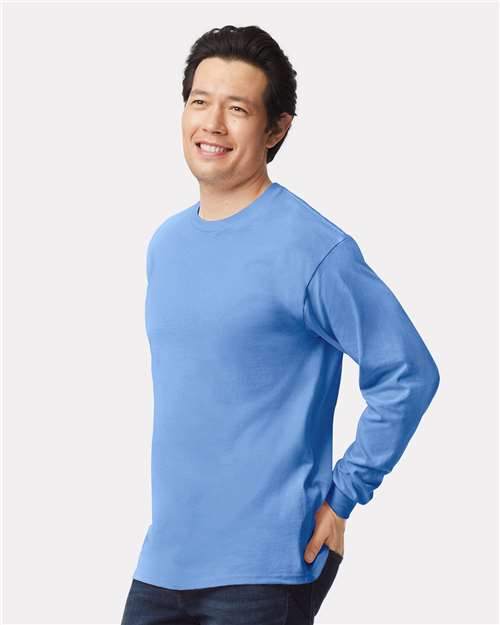 Gildan Unisex Ultra Cotton® Long Sleeve T-Shirt - 2400 Carolina Blue