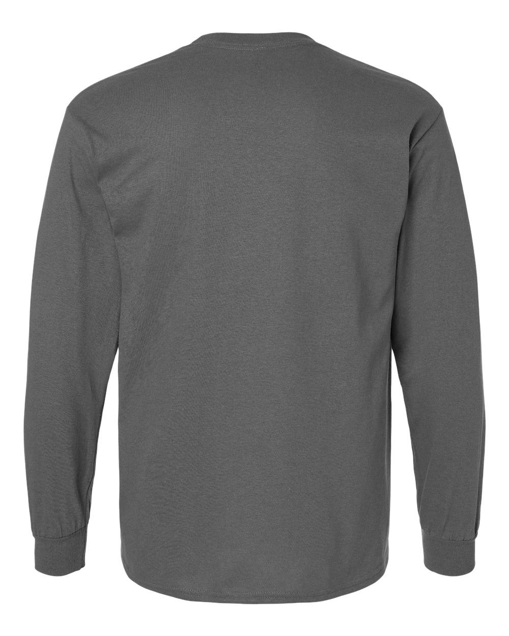 Gildan Unisex Ultra Cotton® Long Sleeve T-Shirt - 2400 Charcoal