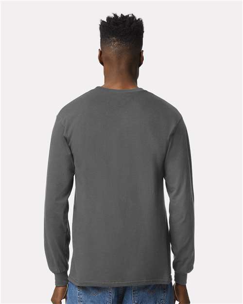 Gildan Unisex Ultra Cotton® Long Sleeve T-Shirt - 2400 Charcoal
