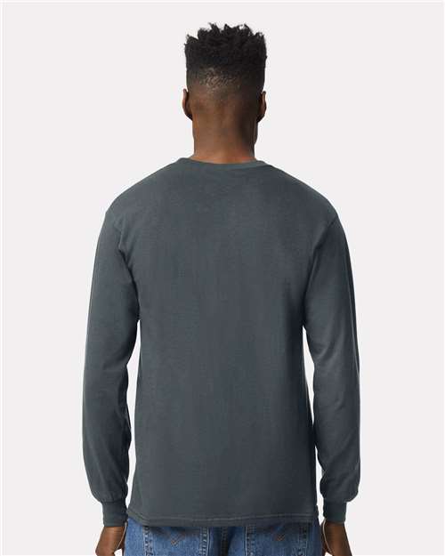 Gildan Unisex Ultra Cotton® Long Sleeve T-Shirt - 2400 Dark Heather