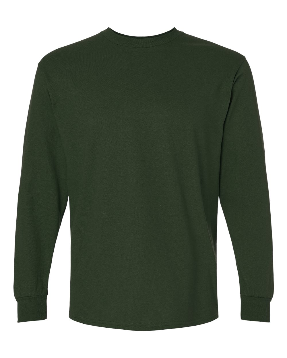 Gildan Unisex Ultra Cotton® Long Sleeve T-Shirt - 2400 Forest Green