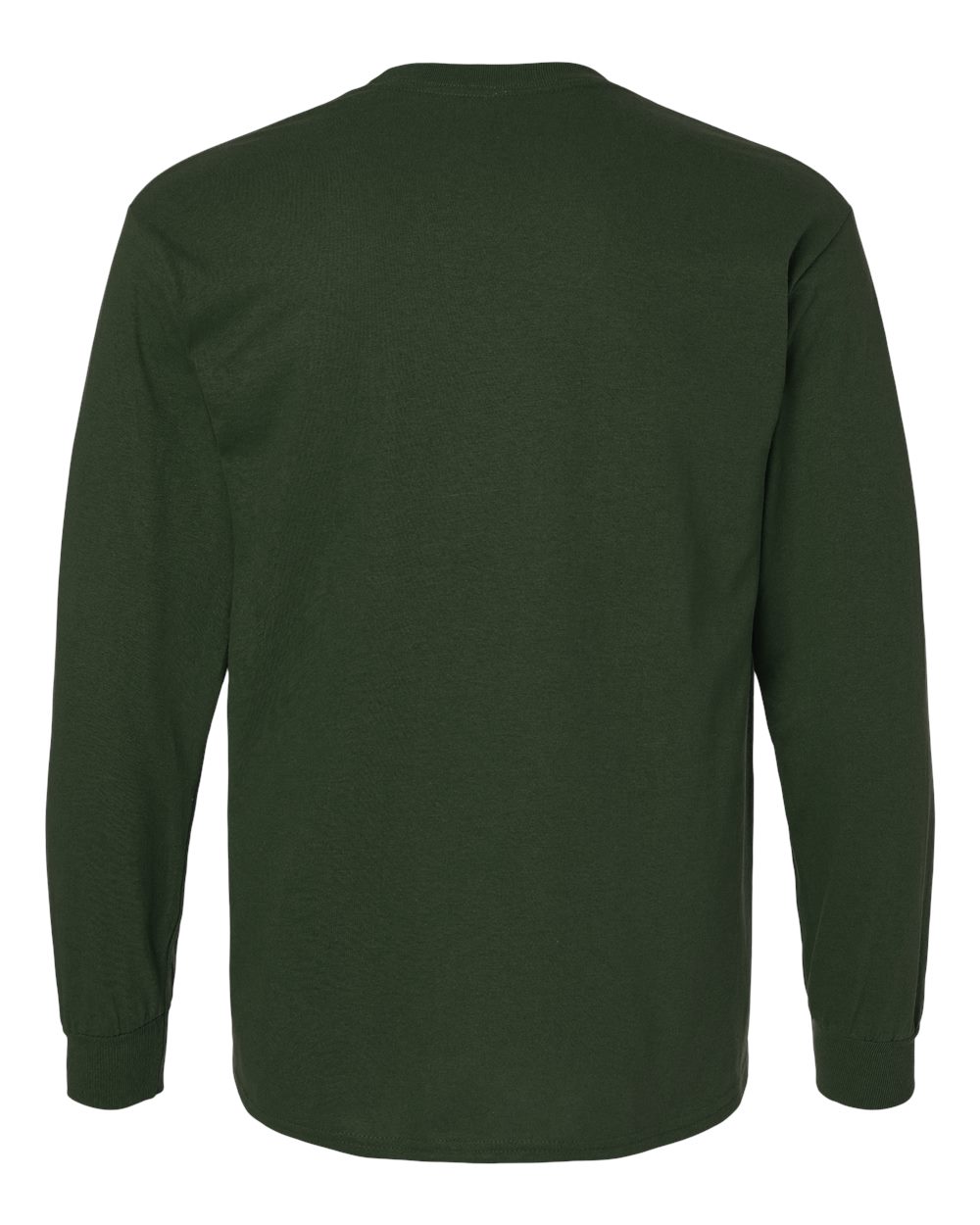 Gildan Unisex Ultra Cotton® Long Sleeve T-Shirt - 2400 Forest Green