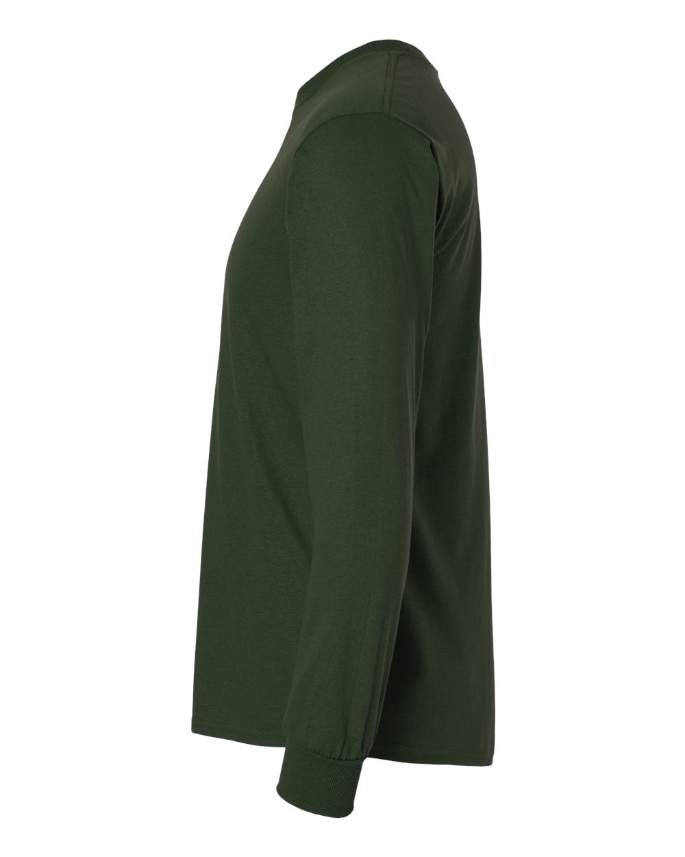 Gildan Unisex Ultra Cotton® Long Sleeve T-Shirt - 2400 Forest Green