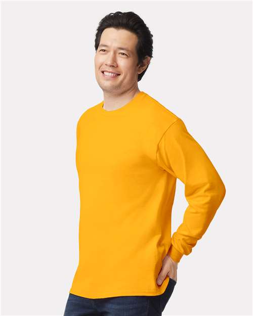 Gildan Unisex Ultra Cotton® Long Sleeve T-Shirt - 2400 Gold