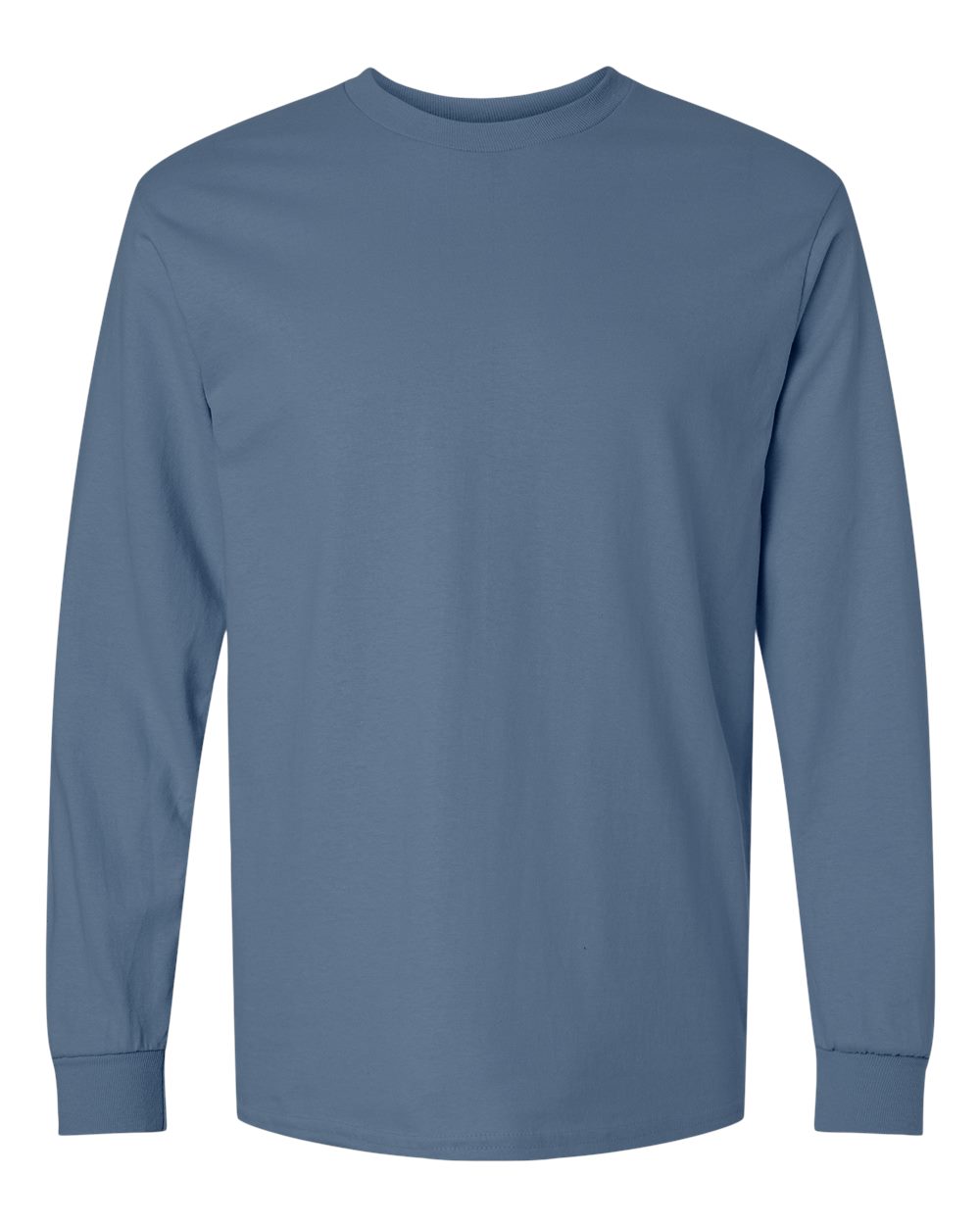 Gildan Unisex Ultra Cotton® Long Sleeve T-Shirt - 2400 Indigo Blue